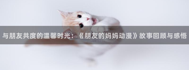腾讯动漫app:与朋友共度的温馨时光:《朋友的妈妈动漫》故事回顾与感悟